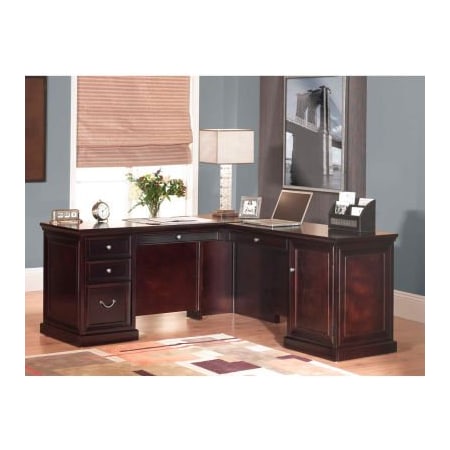 Martin Furniture Martin Furniture L-Shaped Desk Return - Fulton Office Series FL664R; FL664R-R